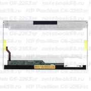 Матрица для ноутбука HP Pavilion G6-2263sr (1366x768 HD) TN, 40pin, Глянцевая