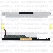 Матрица для ноутбука HP Pavilion G6-2265 (1366x768 HD) TN, 40pin, Глянцевая