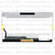 Матрица для ноутбука HP Pavilion G6-2318sr (1366x768 HD) TN, 40pin, Глянцевая