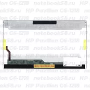 Матрица для ноутбука HP Pavilion G6-1218 (1366x768 HD) TN, 40pin, Глянцевая