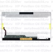Матрица для ноутбука HP Pavilion G6-1329er (1366x768 HD) TN, 40pin, Глянцевая