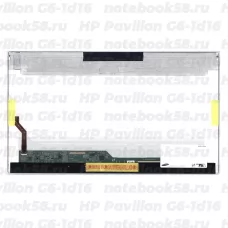 Матрица для ноутбука HP Pavilion G6-1d16 (1366x768 HD) TN, 40pin, Глянцевая