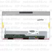 Матрица для ноутбука HP Pavilion G6-1315sr (1366x768 HD) TN, 40pin, Матовая
