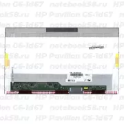 Матрица для ноутбука HP Pavilion G6-1d67 (1366x768 HD) TN, 40pin, Матовая
