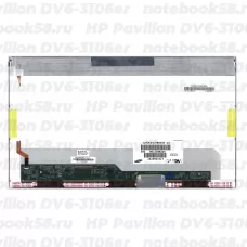 Матрица для ноутбука HP Pavilion DV6-3106er (1366x768 HD) TN, 40pin, Матовая