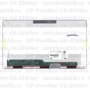 Матрица для ноутбука HP Pavilion G6-2360er (1366x768 HD) TN, 40pin, Глянцевая