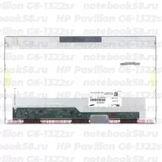 Матрица для ноутбука HP Pavilion G6-1322sr (1366x768 HD) TN, 40pin, Глянцевая