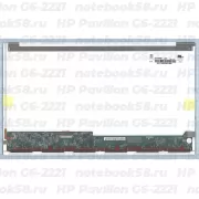 Матрица для ноутбука HP Pavilion G6-2221 (1366x768 HD) TN, 40pin, Глянцевая