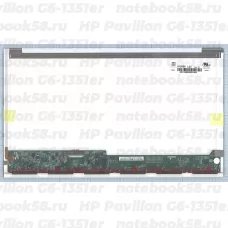 Матрица для ноутбука HP Pavilion G6-1351er (1366x768 HD) TN, 40pin, Глянцевая