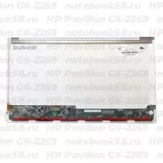 Матрица для ноутбука HP Pavilion G6-2269 (1366x768 HD) TN, 40pin, Глянцевая