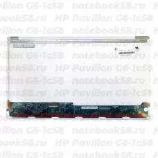Матрица для ноутбука HP Pavilion G6-1c58 (1366x768 HD) TN, 40pin, Глянцевая