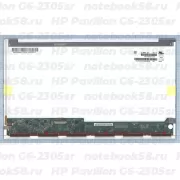 Матрица для ноутбука HP Pavilion G6-2305sr (1366x768 HD) TN, 40pin, Глянцевая