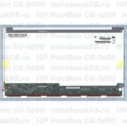Матрица для ноутбука HP Pavilion G6-1d00 (1366x768 HD) TN, 40pin, Глянцевая