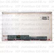 Матрица для ноутбука HP Pavilion G6-1006 (1366x768 HD) TN, 40pin, Матовая