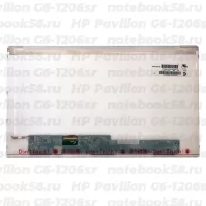 Матрица для ноутбука HP Pavilion G6-1206sr (1366x768 HD) TN, 40pin, Матовая