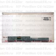 Матрица для ноутбука HP Pavilion G6-1d22nr (1366x768 HD) TN, 40pin, Матовая