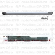 Матрица для ноутбука HP Pavilion G6-2178 (1366x768 HD) TN, 40pin, Глянцевая