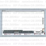 Матрица для ноутбука HP Pavilion G6-2008er (1366x768 HD) TN, 40pin, Глянцевая