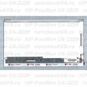 Матрица для ноутбука HP Pavilion G6-2229 (1366x768 HD) TN, 40pin, Глянцевая