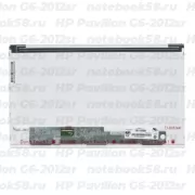 Матрица для ноутбука HP Pavilion G6-2012sr (1366x768 HD) TN, 40pin, Матовая