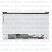 Матрица для ноутбука HP Pavilion G6-2053sr (1366x768 HD) TN, 40pin, Матовая