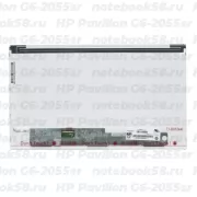 Матрица для ноутбука HP Pavilion G6-2055sr (1366x768 HD) TN, 40pin, Матовая