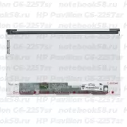 Матрица для ноутбука HP Pavilion G6-2257sr (1366x768 HD) TN, 40pin, Матовая
