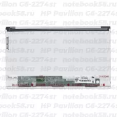 Матрица для ноутбука HP Pavilion G6-2274sr (1366x768 HD) TN, 40pin, Матовая