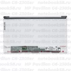 Матрица для ноутбука HP Pavilion G6-2305er (1366x768 HD) TN, 40pin, Матовая