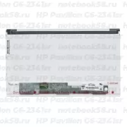 Матрица для ноутбука HP Pavilion G6-2341sr (1366x768 HD) TN, 40pin, Матовая