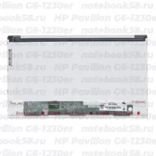 Матрица для ноутбука HP Pavilion G6-1230er (1366x768 HD) TN, 40pin, Матовая