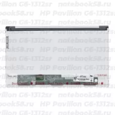 Матрица для ноутбука HP Pavilion G6-1312sr (1366x768 HD) TN, 40pin, Матовая