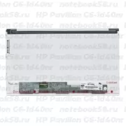 Матрица для ноутбука HP Pavilion G6-1d40nr (1366x768 HD) TN, 40pin, Матовая