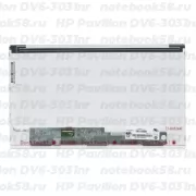 Матрица для ноутбука HP Pavilion DV6-3031nr (1366x768 HD) TN, 40pin, Матовая