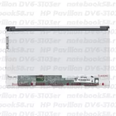 Матрица для ноутбука HP Pavilion DV6-3103er (1366x768 HD) TN, 40pin, Матовая