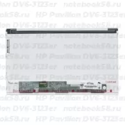 Матрица для ноутбука HP Pavilion DV6-3123er (1366x768 HD) TN, 40pin, Матовая