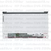 Матрица для ноутбука HP Pavilion DV6-3150sr (1366x768 HD) TN, 40pin, Матовая