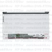 Матрица для ноутбука HP Pavilion DV6-3170sr (1366x768 HD) TN, 40pin, Матовая