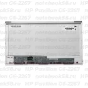 Матрица для ноутбука HP Pavilion G6-2267 (1366x768 HD) TN, 40pin, Глянцевая