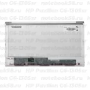 Матрица для ноутбука HP Pavilion G6-1305sr (1366x768 HD) TN, 40pin, Глянцевая