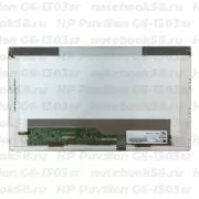Матрица для ноутбука HP Pavilion G6-1303sr (1366x768 HD) TN, 40pin, Глянцевая