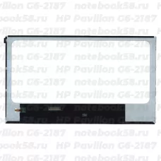 Матрица для ноутбука HP Pavilion G6-2187 (1366x768 HD) TN, 40pin, Глянцевая