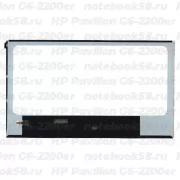 Матрица для ноутбука HP Pavilion G6-2200er (1366x768 HD) TN, 40pin, Глянцевая