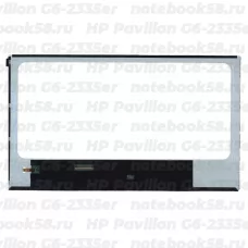 Матрица для ноутбука HP Pavilion G6-2335er (1366x768 HD) TN, 40pin, Глянцевая