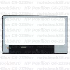 Матрица для ноутбука HP Pavilion G6-2339er (1366x768 HD) TN, 40pin, Глянцевая