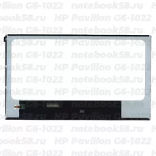 Матрица для ноутбука HP Pavilion G6-1022 (1366x768 HD) TN, 40pin, Глянцевая