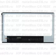 Матрица для ноутбука HP Pavilion G6-1025 (1366x768 HD) TN, 40pin, Глянцевая