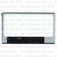 Матрица для ноутбука HP Pavilion G6-1113 (1366x768 HD) TN, 40pin, Глянцевая