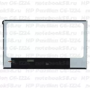 Матрица для ноутбука HP Pavilion G6-1224 (1366x768 HD) TN, 40pin, Глянцевая