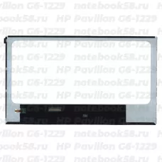 Матрица для ноутбука HP Pavilion G6-1229 (1366x768 HD) TN, 40pin, Глянцевая